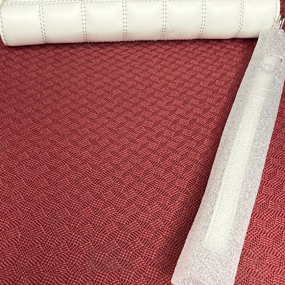 Michael Kors White Quilted Clutch